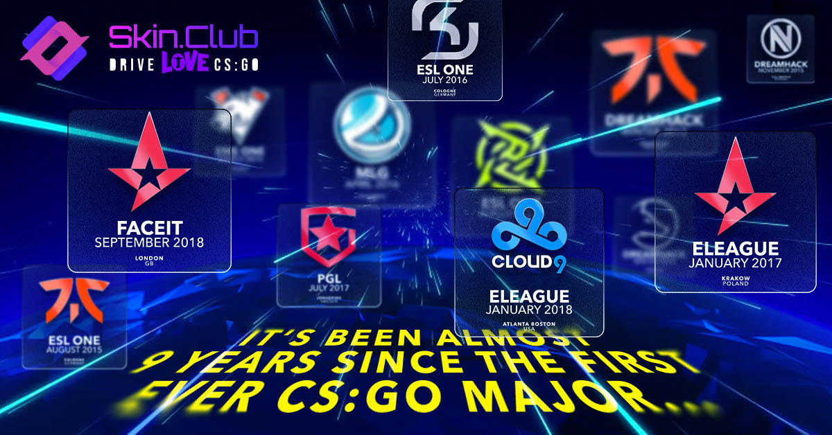 CS:GO Majors: the road so far