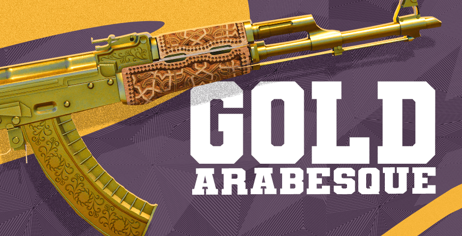 AK-47 | Gold Arabesque