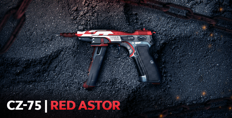 CZ75-Auto | Red Astor