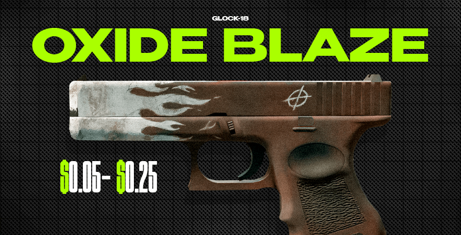 Glock-18 | Best Skins Under 50 Cents | Oxide Blaze