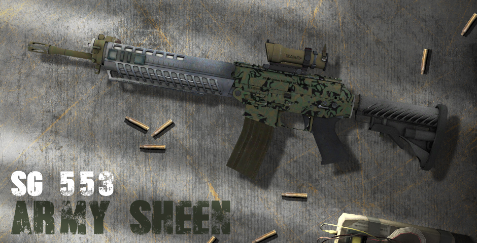 SG 553 | Army Sheen