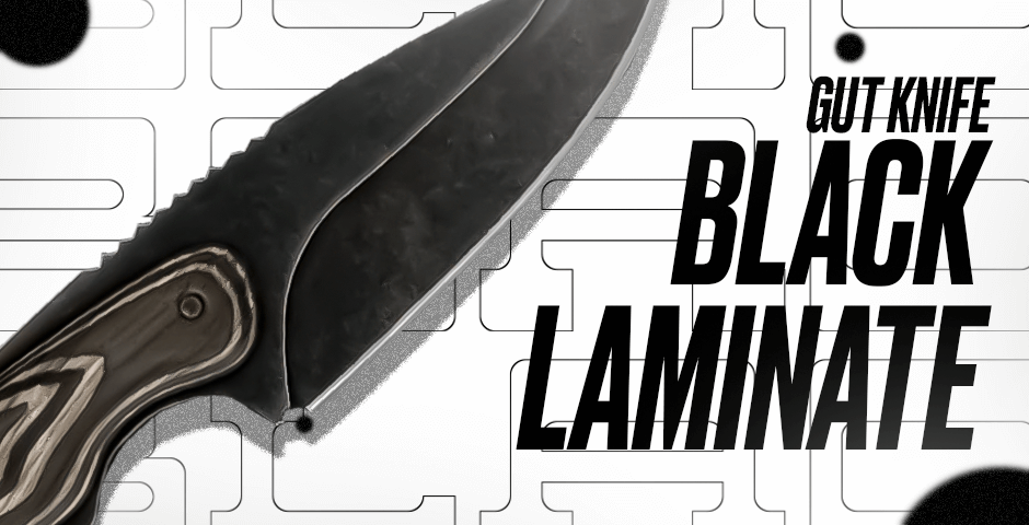 Gut Knife | Black Laminate