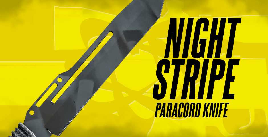 Paracord Knife | Night Stripe