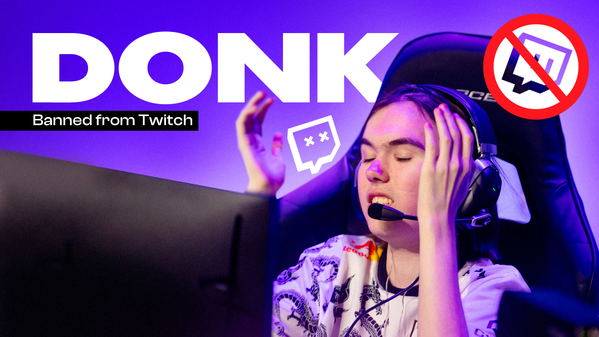 CS2 Star ‘donk’ Banned from Twitch Over Age Violation